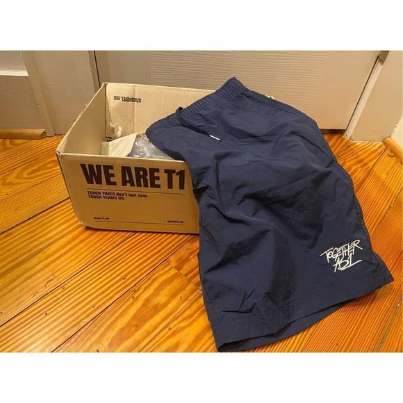 T1 Summer Nylon Shorts NWT, IOB, League Of Legends Official Merch, Sz Large. - Picture 8 of 10